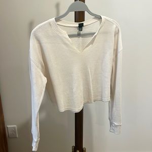 Wild fable cropped long sleeve